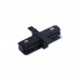 Įleidžiamo bėgelio jungtis PROFILE RECESSED STRAIGHT CONNECTOR BLACK
